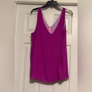 Lilly Pulitzer Purple Magenta Lilac Reversible Tank Top
